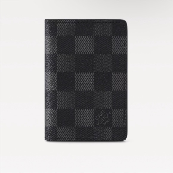 Louis Vuitton Black Checkered Card Case - Picture 1 of 8